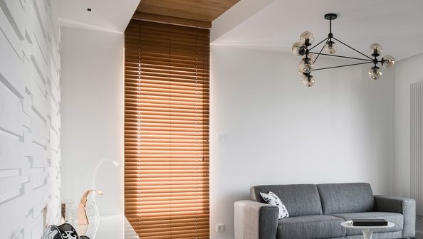 Modern home interior with sofa